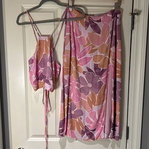 Lulus Tropical Escape two piece set